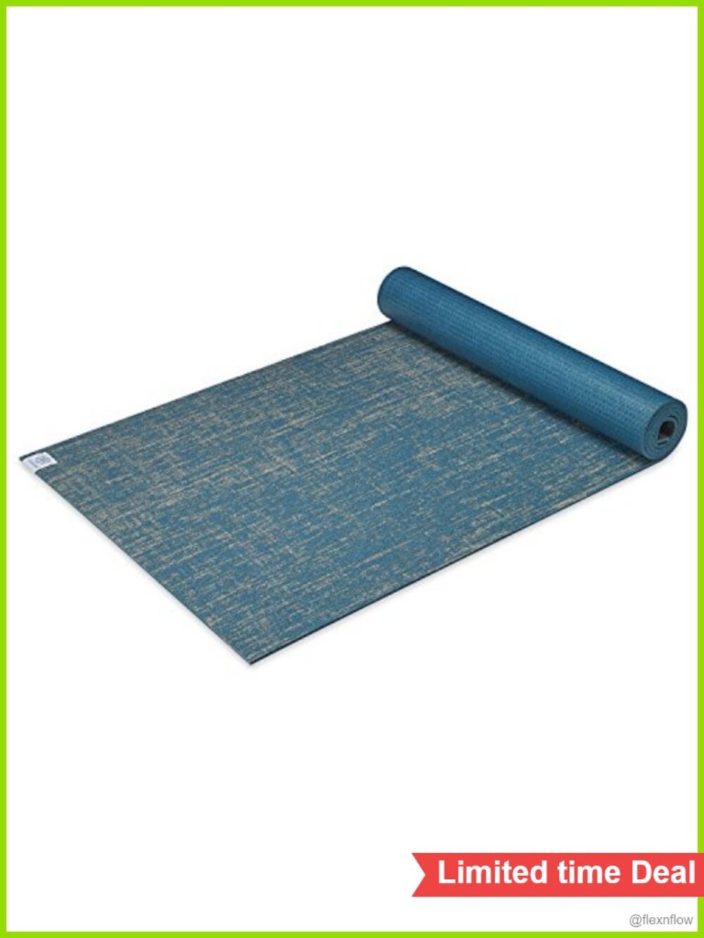 Jute Yoga Mat Non-Slip Moisture Absorbent 68x24x5mm Hot Yoga Cushion